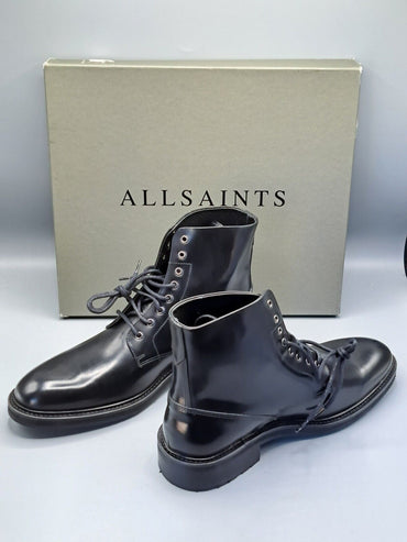 Allsaints Britt - Lace Up Boot - Pollido , Schwarz, Größe 42, Herren