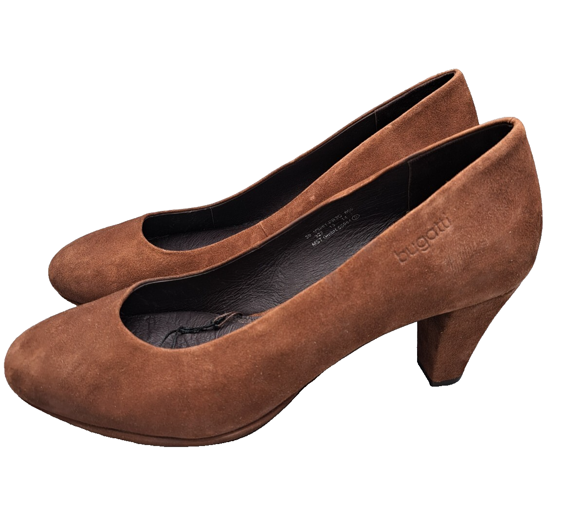 Bugatti Damen Schuhe 39 Braun – Halbschuhe Alltag elegant