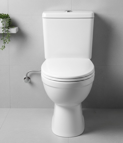Ramm Toilettensitz Weiß WC Sitz Klodeckel Ersatzsitz Badezimmer