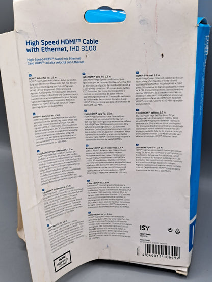 ISY High Speed Hdmi Kabel mit Ethernet, IHD 3100