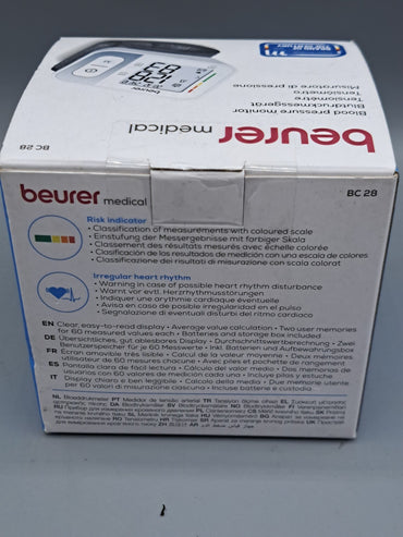 Beurer BC 28 Handgelenk-Blutdruckmessgerät