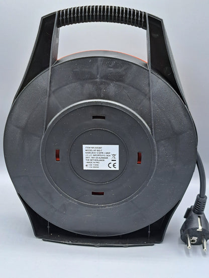 Benson Electric Kabeltrommel 10m Stromtrommel mit Handgriff Verlängerung