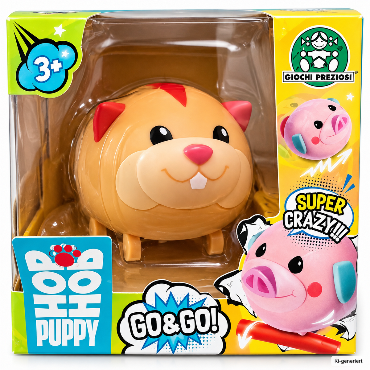 Giochi Preziosi Hop Hop Puppy Go & Go Hamster Tierfigur beweglich ab 3 Jahre D5