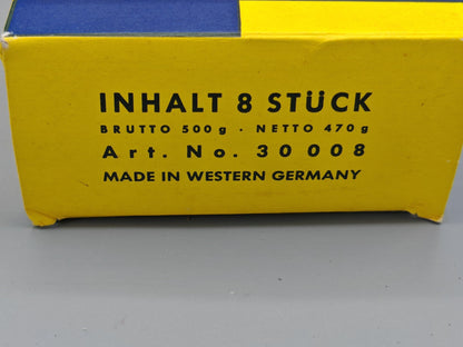 8x Haushaltskerzen Gezogen nicht tropfend