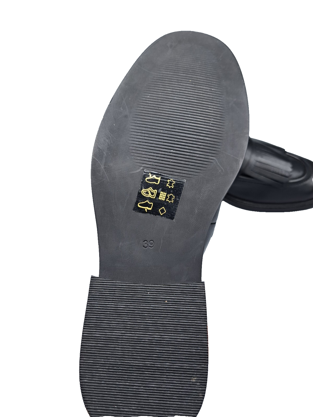Paul Vesterbro Damen Loafer Gr. 39 Schwarz Leder Fransen Slipper Halbschuhe G2