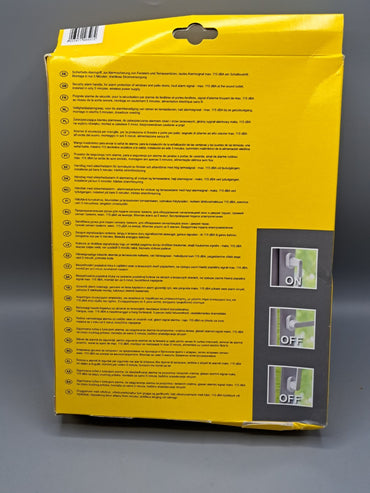 ALARM SYSTEM Schellenberg 46507 Sicherheits-Alarmgriff weiß - 43 mm 115dBA