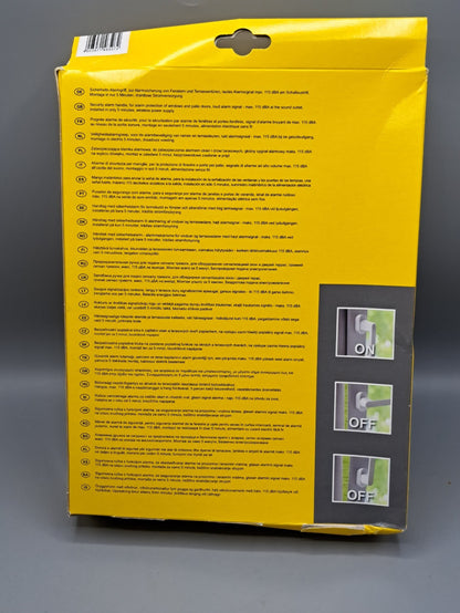 ALARM SYSTEM Schellenberg 46507 Sicherheits-Alarmgriff weiß - 43 mm 115dBA