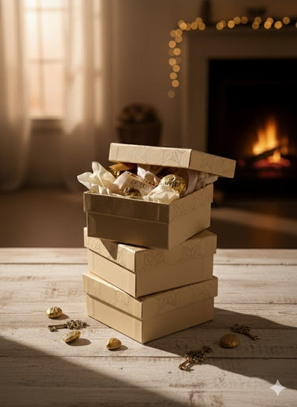 Stewo Geschenkbox 16x12cm  Weihnachten, 4er Set
