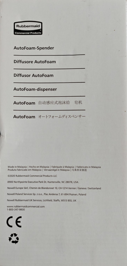 Rubbermaid AutoFoam Dispenser Auto Seifenspender Desinfektionsspender Schaum E6