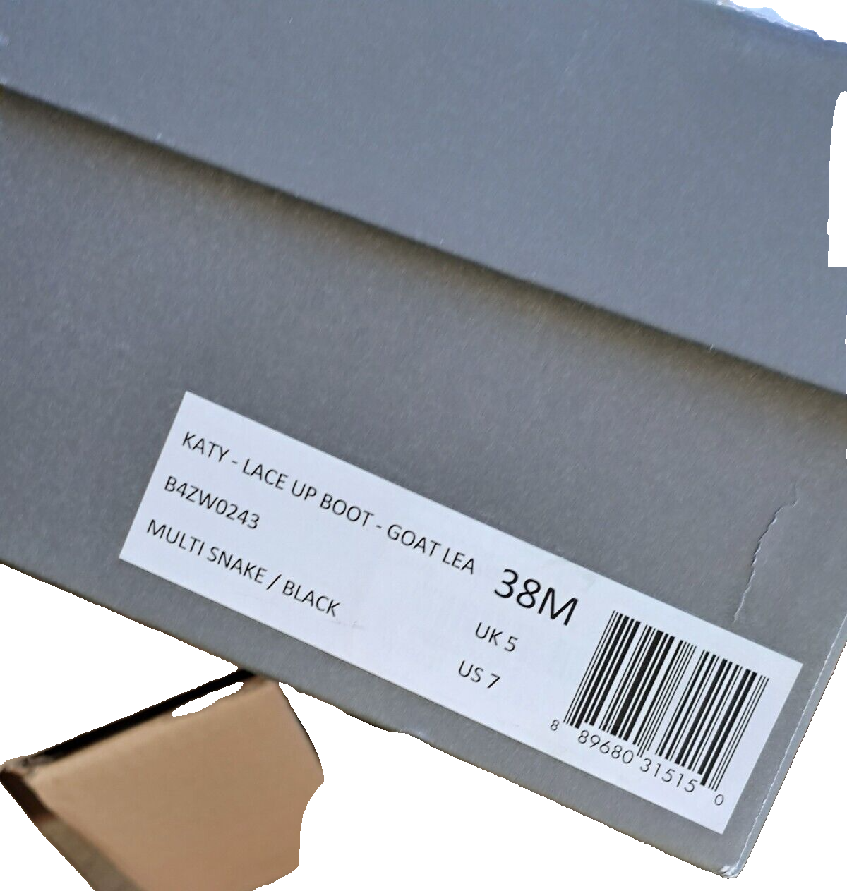 AllSaints Katy Lace Up Boots Damen Leder Gr. 38 Stiefeletten