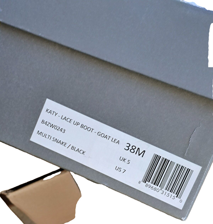 AllSaints Katy Lace Up Boots Damen Leder Gr. 38 Stiefeletten