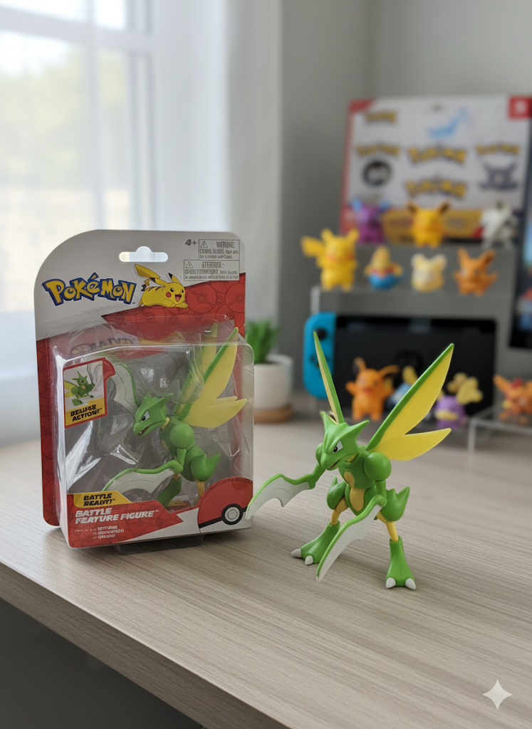 Jazwares Pokemon Battle Feature Figure Scyther 11,5 cm