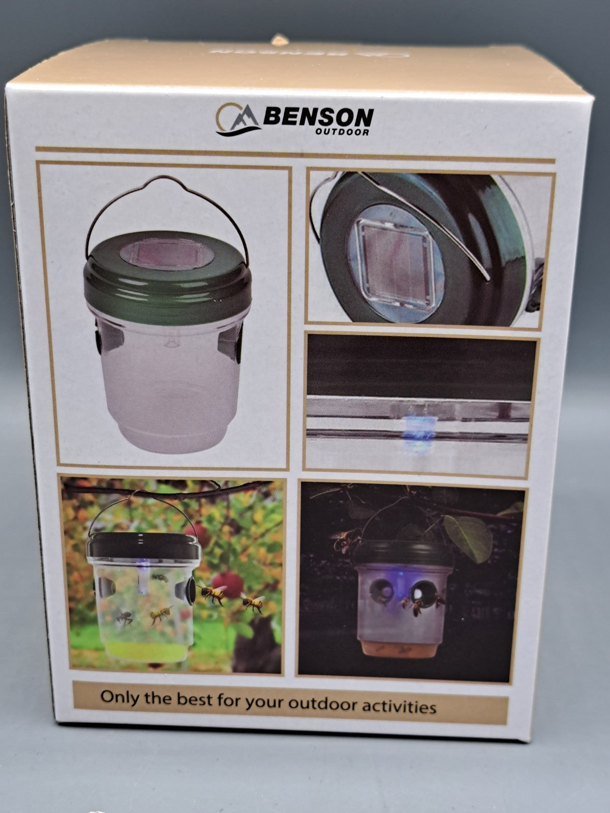 Benson Outdoor Mücken Wespenfalle Solar Insektenfalle Garten Camping