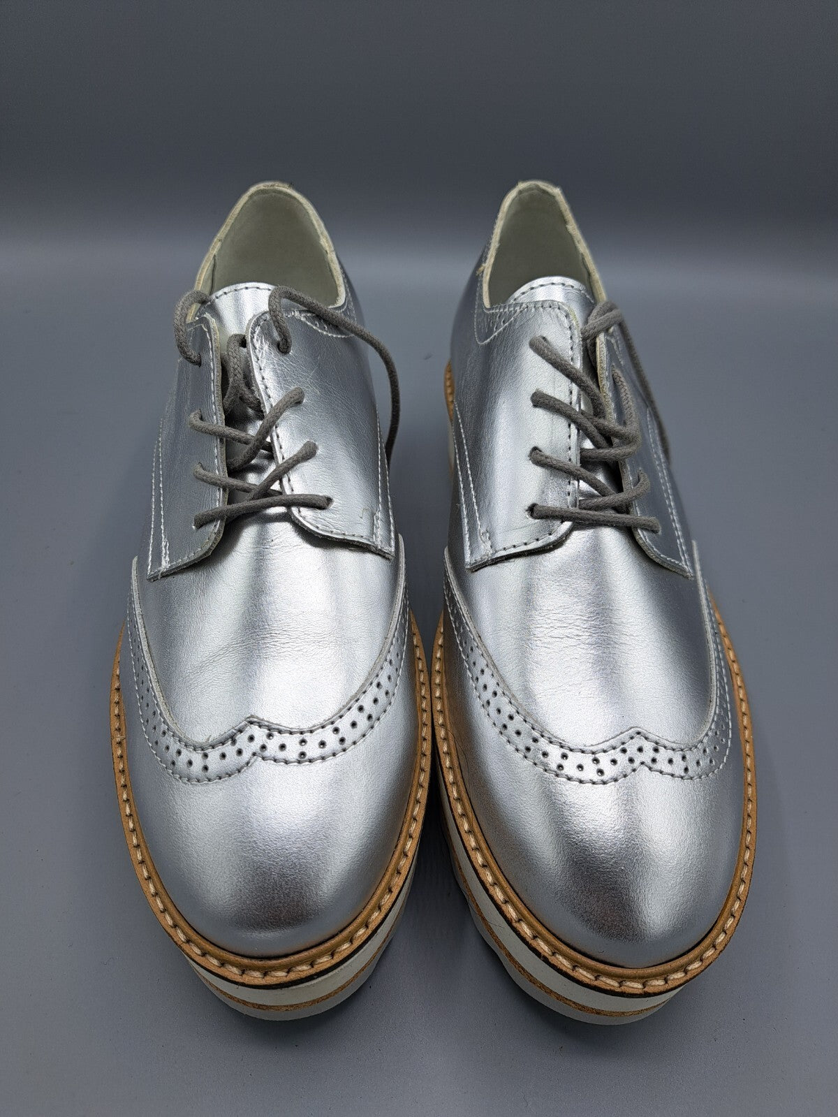 Bull Boxer Damenschuhe 40 Silber – elegante Schuhe