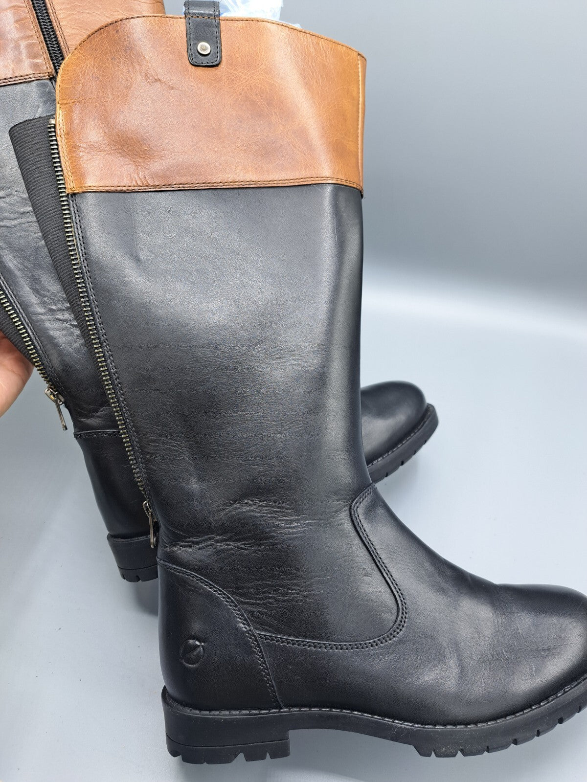 Paul Vesterbro Damen Stiefel – Schwarz Größe 36 Schuhe