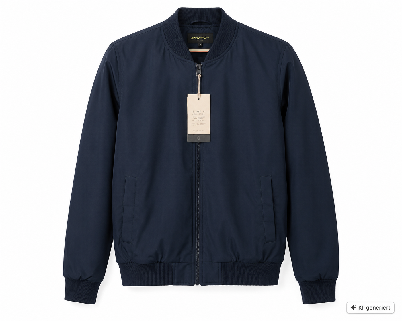STRANDFEIN Menswear Herren Steppjacke Gr. 56 Marine Blau Bomberjacke Übergang D3