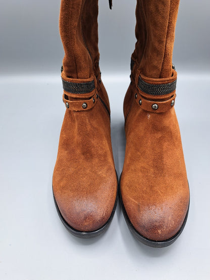 Olip Italia Spa Damen Stiefel Gr. 39 | Braun Damenschuhe