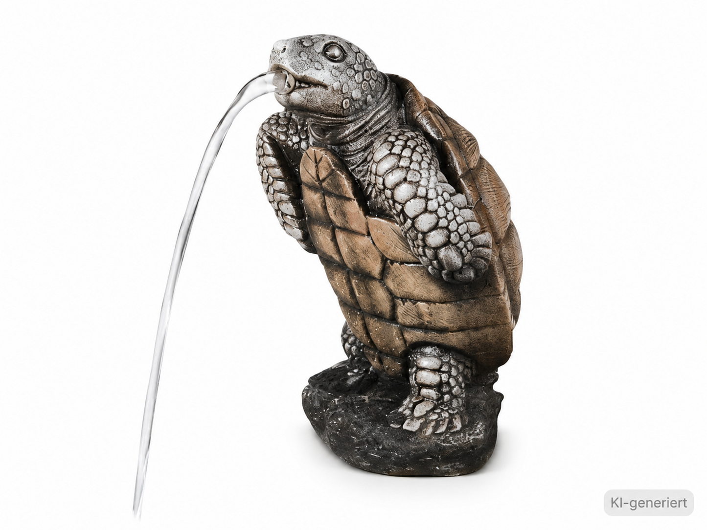 Henri Studio Schildkröte Wasserspeier Teichfigur Gartenfigur Brunnen Deko 25 A8