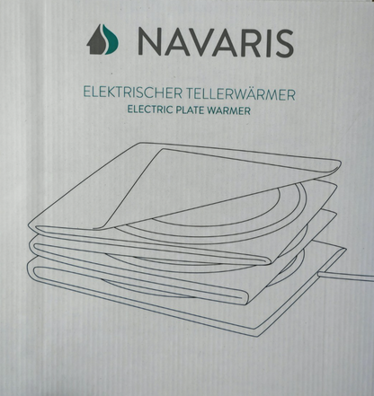Navaris XXL Tellerwärmer 200W für 10 Teller Gastro Wärmematte elektrisch C05
