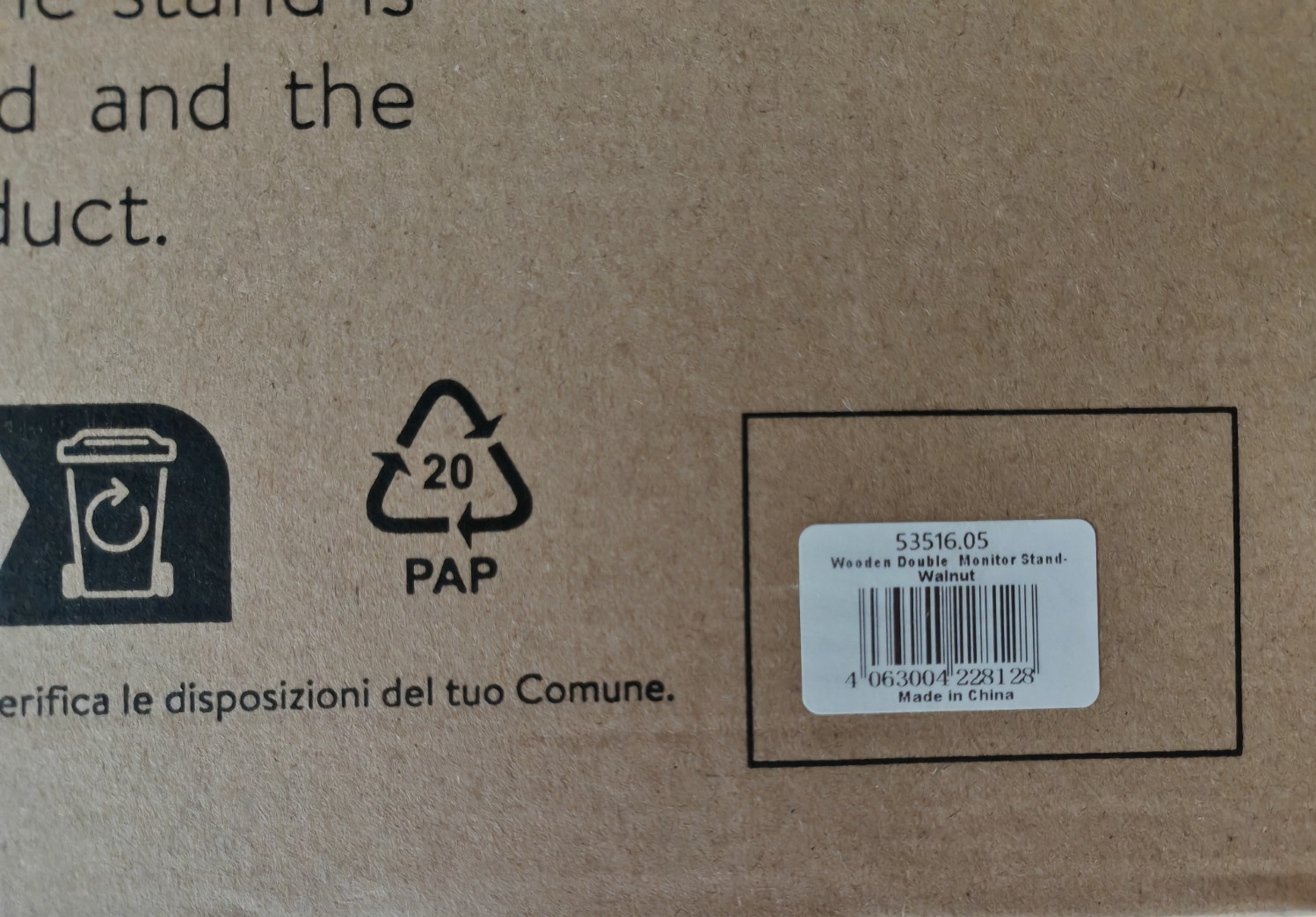 Navaris Doppel Monitorständer aus Holz - TV Ständer - Bildschirm Erhöhung - Lapt