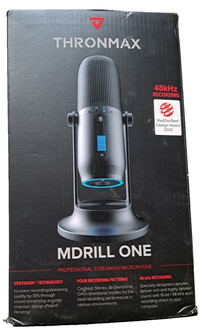 Thronmax MDRILL One M2B Streaming Mikrofon USB Mikrofon für PC & Gaming