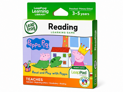 LeapFrog Peppa Pig Reading Lernspiel LeapPad Kinder 3-5 Jahre Englisch D6