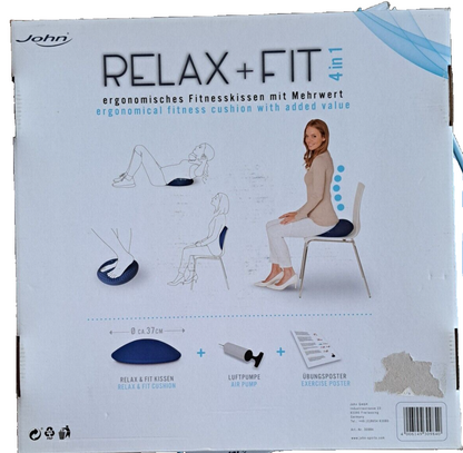 John Relax + Fit 4 in 1 ergonomisches Fitnesskissten