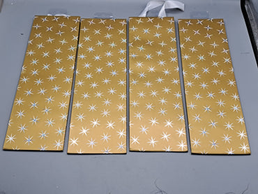 4x Stewo Geschenkverpackung, Tüten, Design 35,5x11 cm