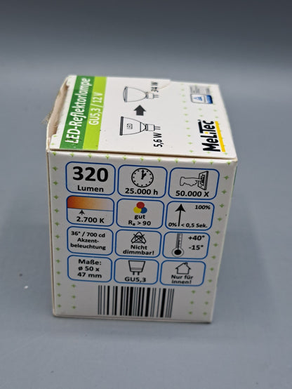 Melitec LED-Reflektorlampe GU5,3 12V, 13 Stück