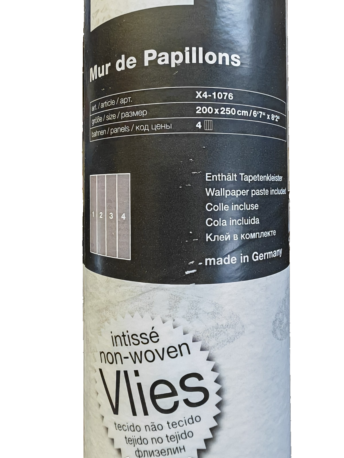 Komar Vliestapete 200x250 cm – Modernes Muster Wanddekoration