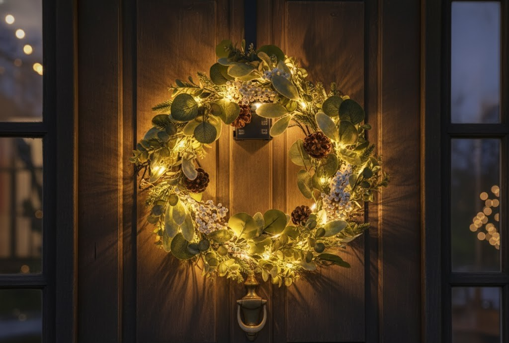 Tchibo LED Kranz klein 667462 Weihnachtskranz Deko Beleuchtung Advent