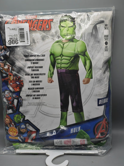 Marvel Avengers Hulk Kostüm, Größe M (116 cm), 5-6 Jahre