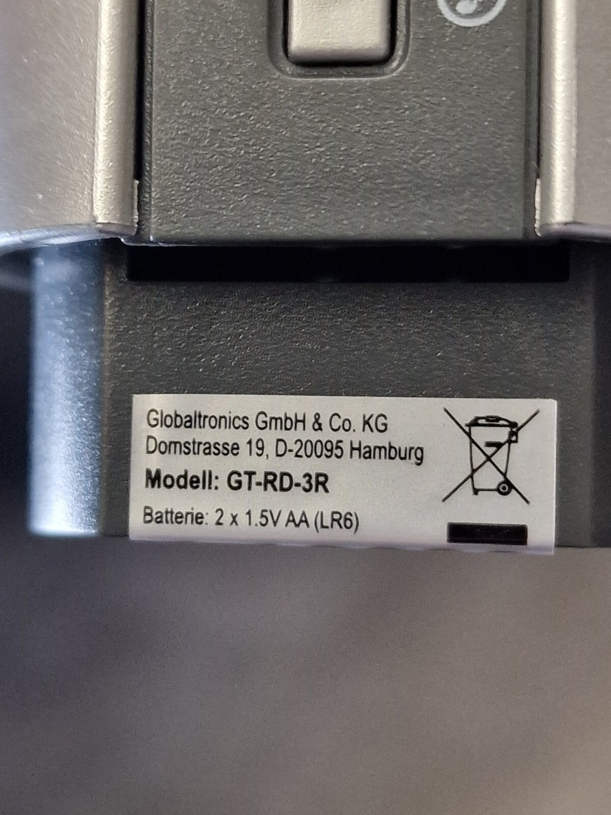 Quigg GT-RD-3R Funk Türklingel Kabellos Empfänger Funkgong Türgong 100m A6