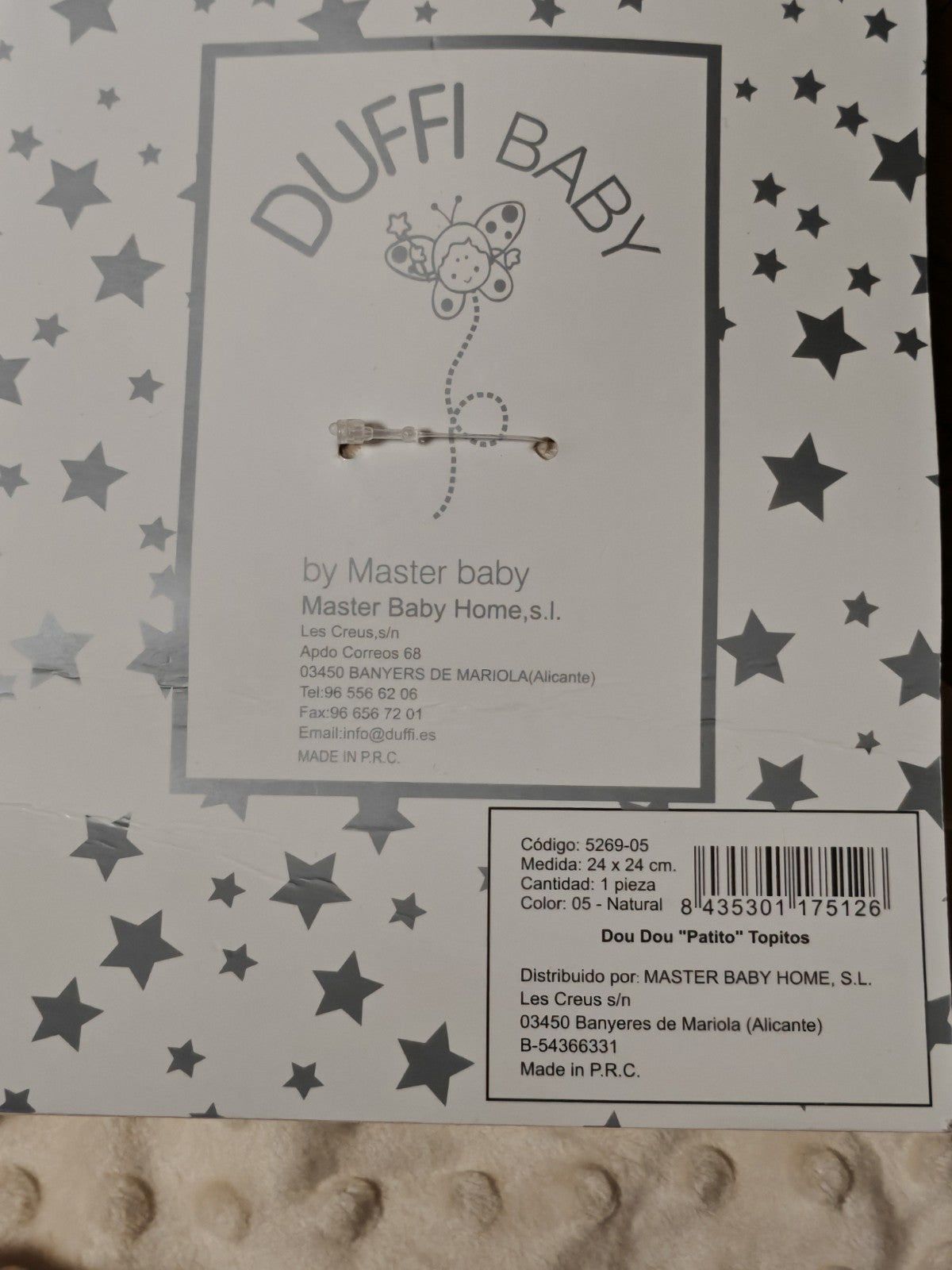 Duffi Baby Doudou Topitos Hase Baby Schmusetuch Plüschtier Neugeborene