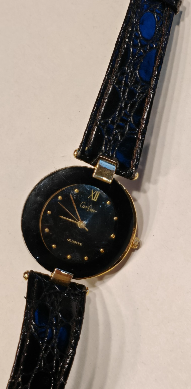 Carfier Edelstahl Uhr Damenuhr Armbanduhr Stainless Steel