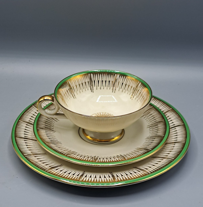Mitterteich Porzellan 1 Kaffeetasse mit Untertasse und Teller Set