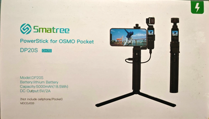 Smatree PowerStick DP20S DH7S 5000mAh Akku Powerbank für DJI Osmo Pocket USB A8