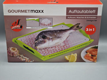 Gourmetmaxx Auftautablett, 3 in 1, 2 teilig