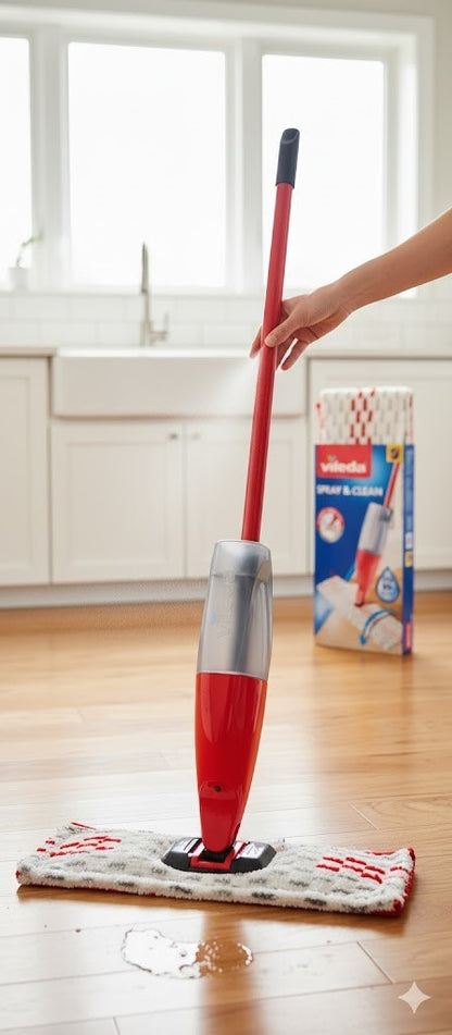 Vileda Spray & Clean Bodenwischer Wischmopp Sprühwischer Reinigungswischer ✅