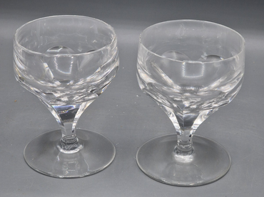 2x Antiquitäten Gläser Weingläser Vintage Sammlerstücke