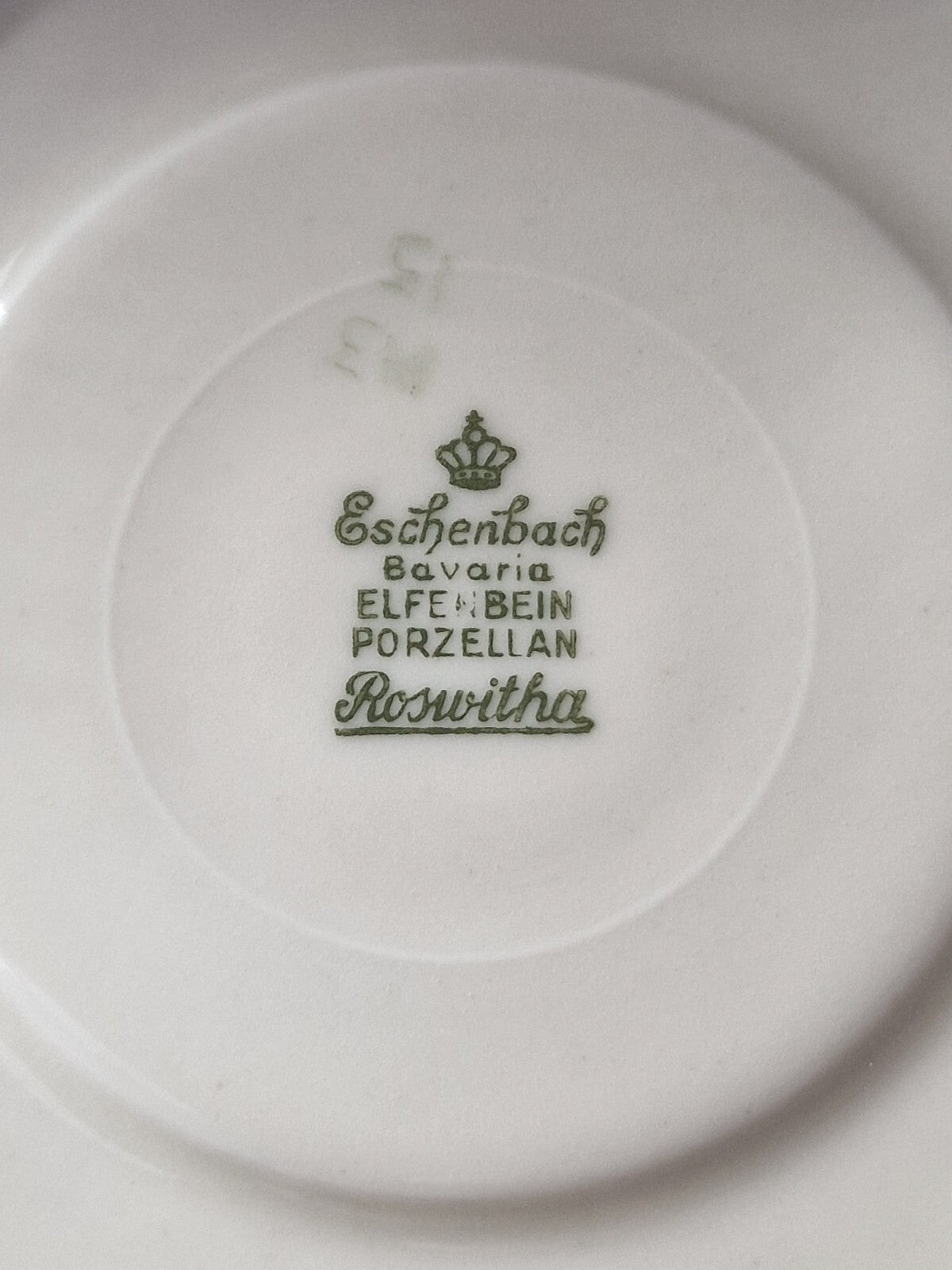 Eschenbach Roswitha Bavaria Kaffeeservice Elfenbein Porzellan Rosendekor