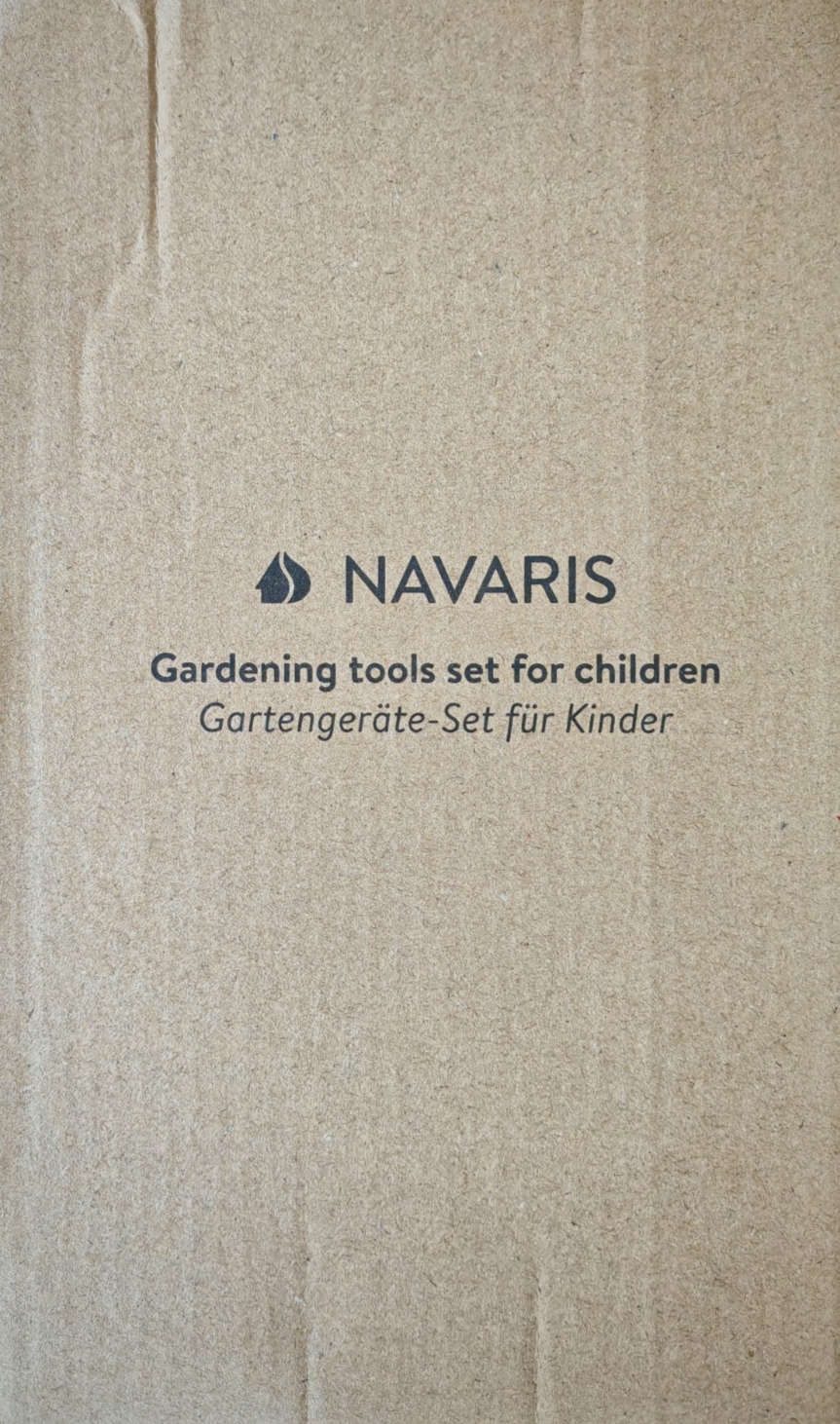 Navaris Gartenwerkzeug Kinder Gartenset Spielzeug ab 3 Jahre mit Tasche