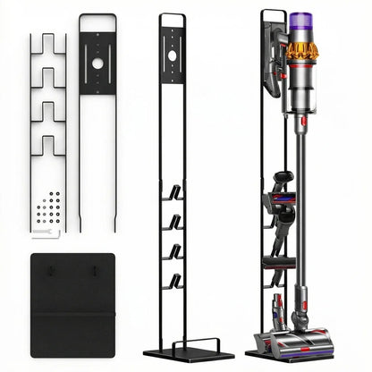 STONEREEF Ständer für Dyson Staubsauger Zubehörhalter ohne Bohren Schwarz B2