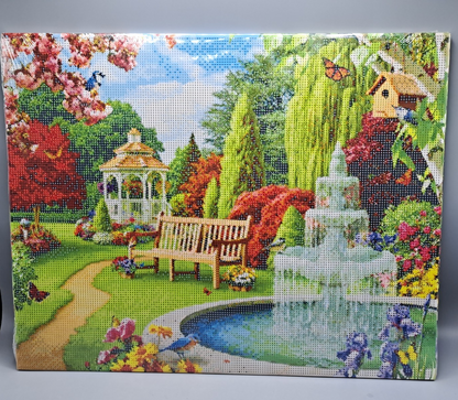 Diamond Painting Gartenparadies 50x40