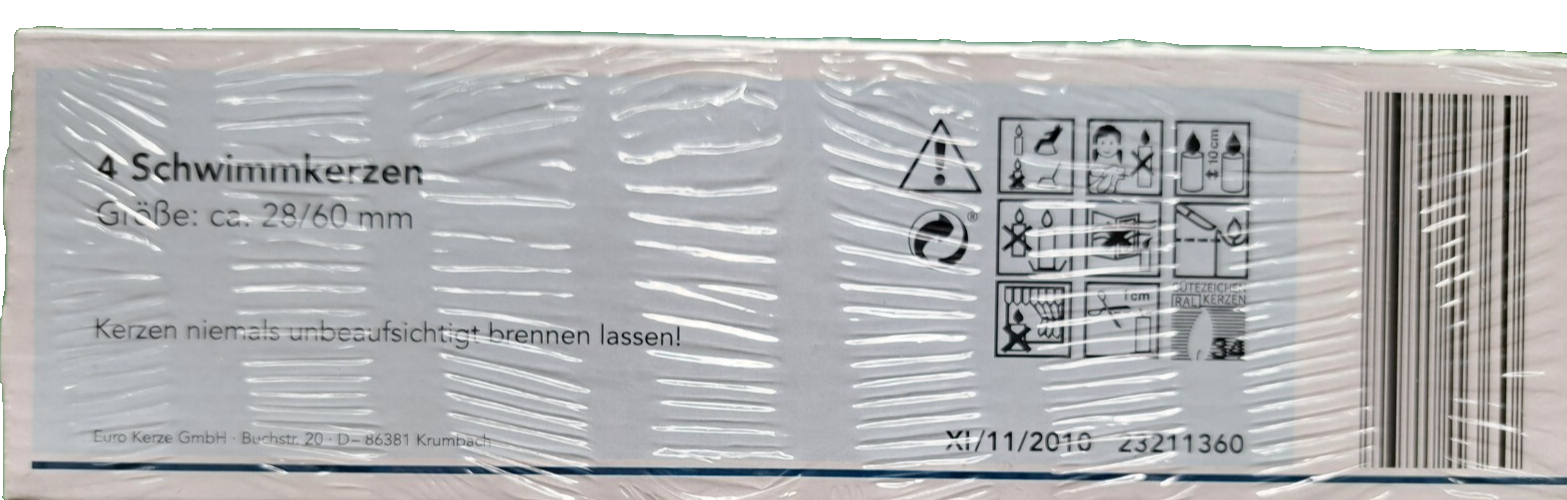 Casa Deco Schwimmkerzen, 4 Stück
