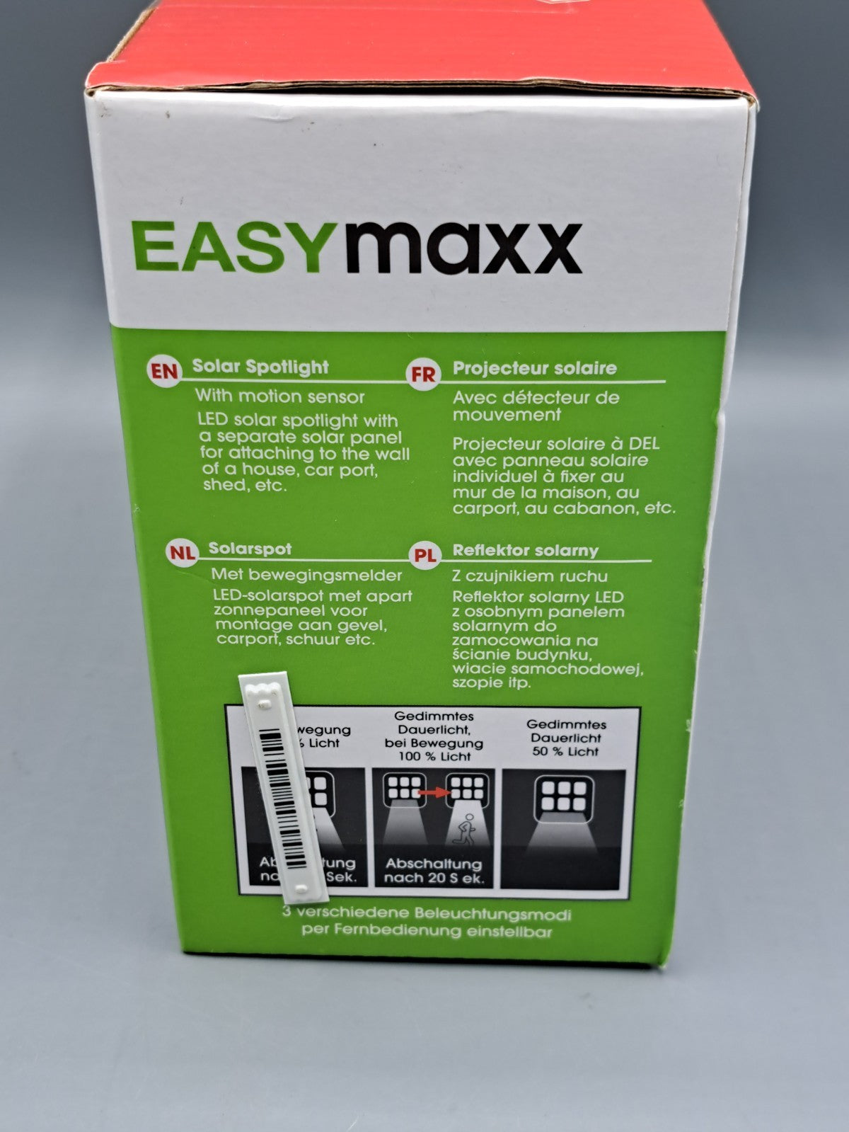 Easymaxx Solarstrahler mit Bewegungsmelder