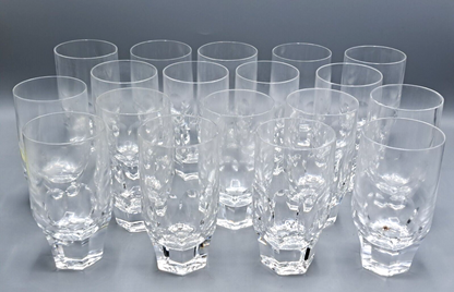 Antiquität Trinkgläser 18-teilig Gläser Set Vintage Sammlerstück