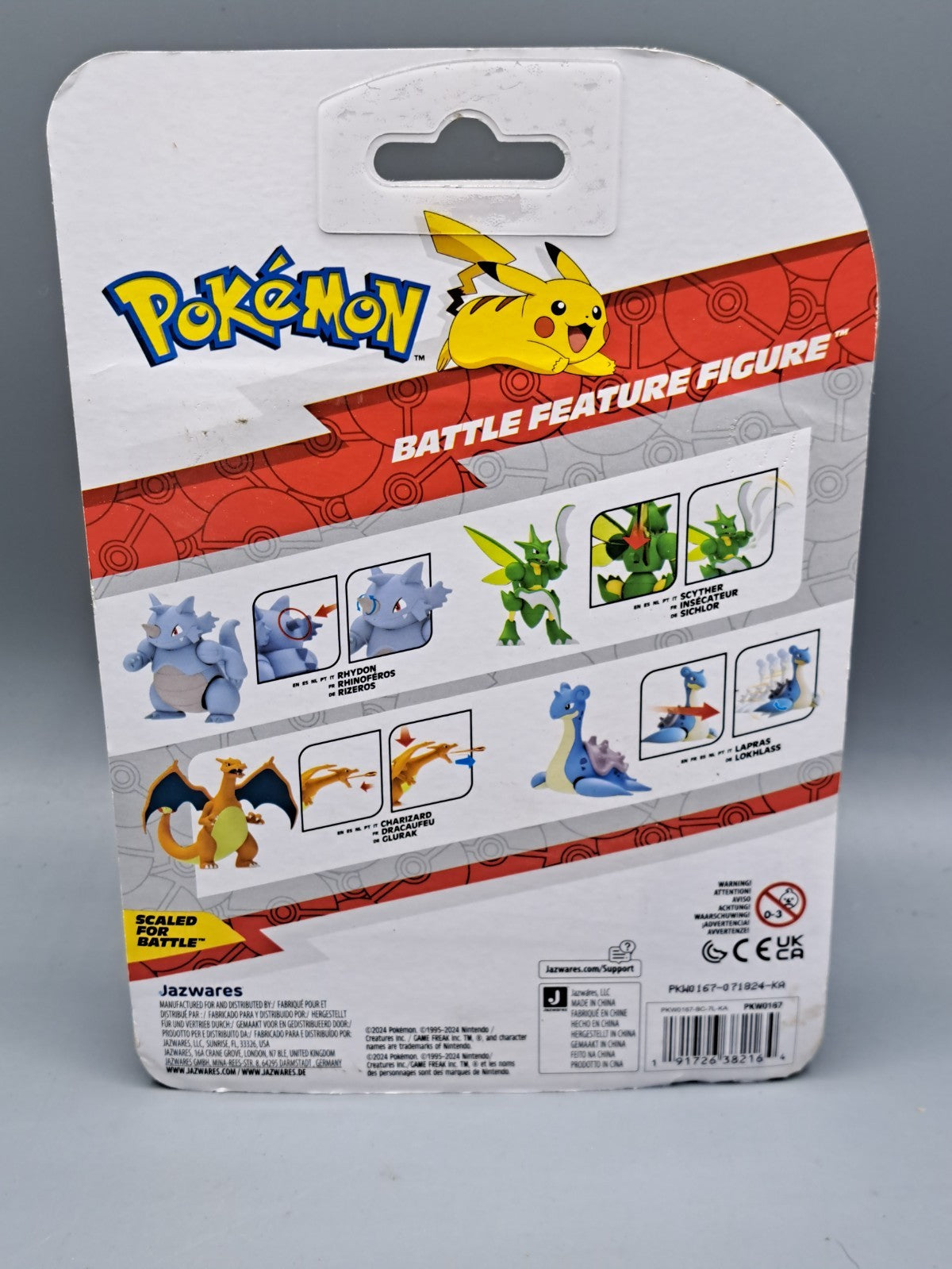 Jazwares Pokemon Battle Feature Figure Scyther 11,5 cm