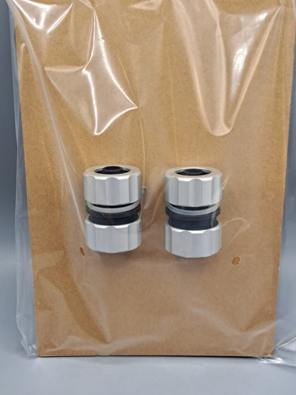 Amazon Basics Schlauch Kupplung – Metall Verbinder robust Silber