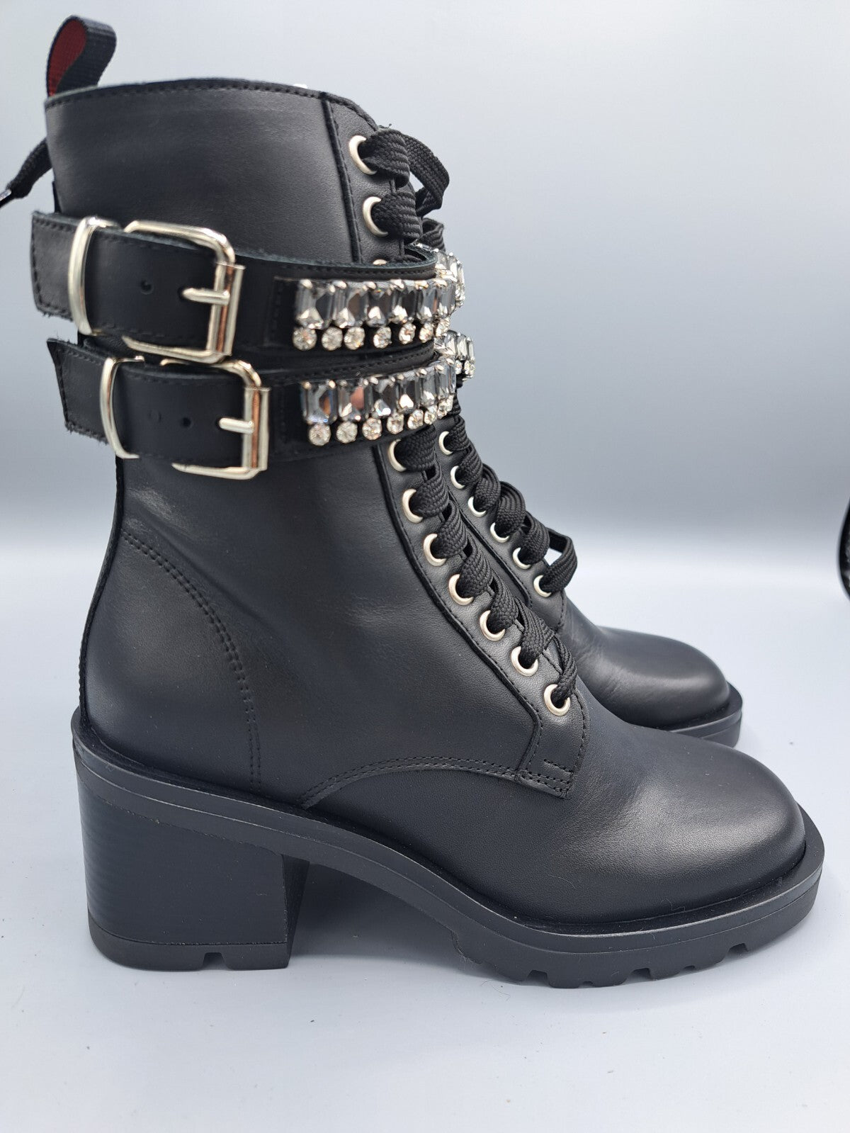 Max & Co Deducono Stiefel Damen Leder Schwarz Gr. 36 Boots